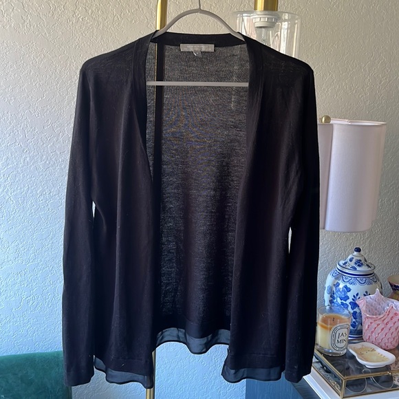 Neiman Marcus Silk and Cashmere Cardigan - Picture 1 of 6